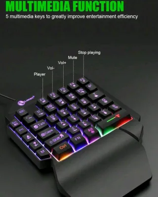 Teclado Gaming Retroiluminado RGB