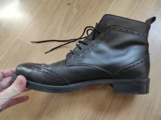 Botines italianos de piel