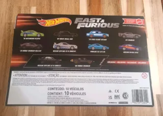 Pack Fast & Furious 10x Eclipse Hot Wheels