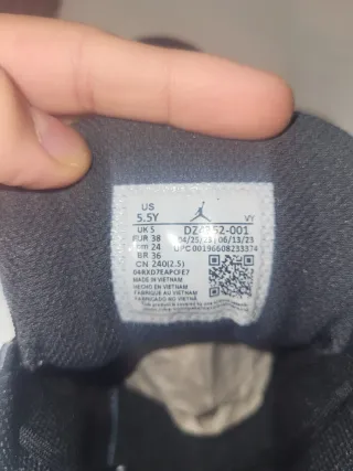 Nike Jordan Max '38 Negro