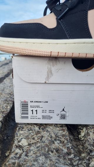 Sapatilhas Nike Jordan 1 Low Black Guava Ice