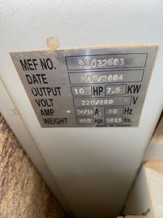 Lijadora/Calibradora Industrial