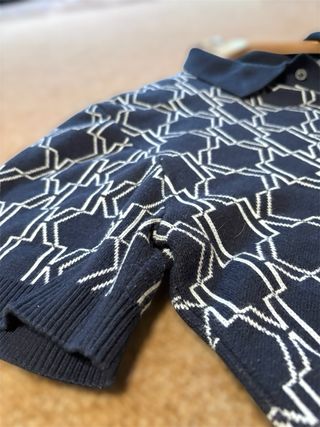 Polo Karl Lagerfeld Azul Estampado