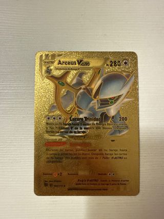 Carta Pokémon Arceus V ASTRO Oro