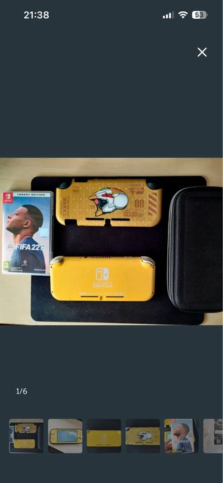 Nintendo Switch Lite con funda