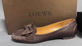 Mocasines Loewe Marrones Mujer Originales
