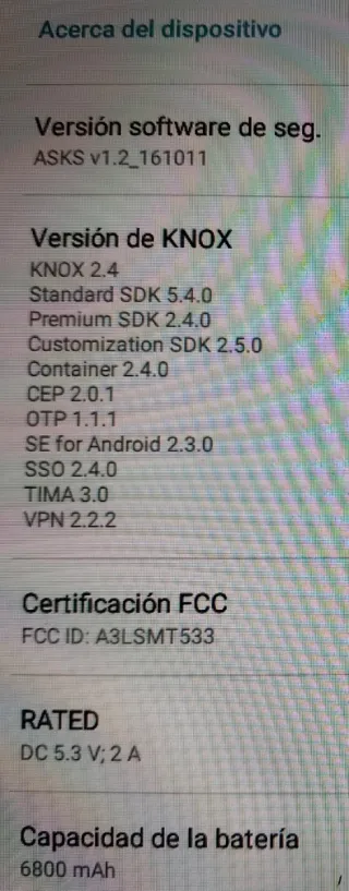 Samsung Galaxy Tab 4 10.1 Blanca