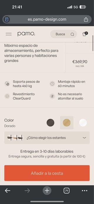 modulo vestidor estil industrial marca PAMO DESIGN