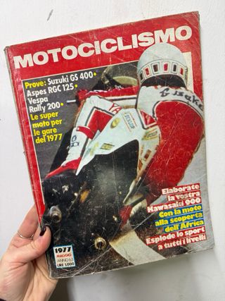 Lotto 7 Riviste MOTOCICLISMO Anno 1977 - Rare