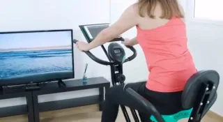 Bicicleta Estática Plegable