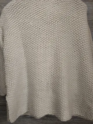 Jersey beige de punto