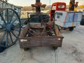 Motocarro Trike Azul y Marrón