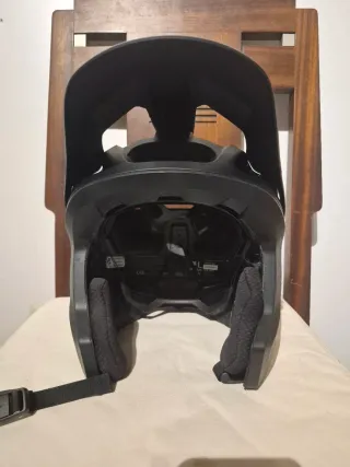 Casco integral negro militar Fox