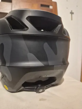 Casco integral negro militar Fox