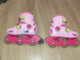 Patines en línea niña Talla 26-28 Rosa