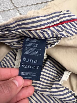 Pantaloni Tommy Hilfiger Beige