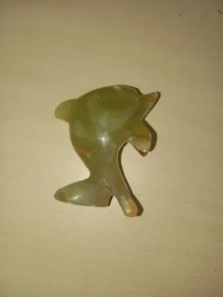 Figura Delfín de Jade Decorativa