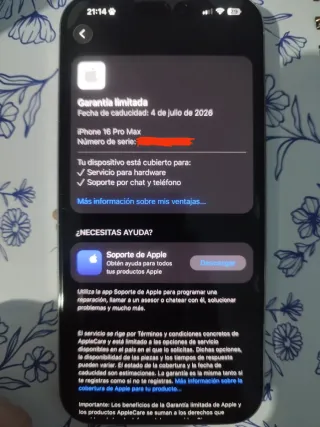 iPhone 16 Pro Max Blanco