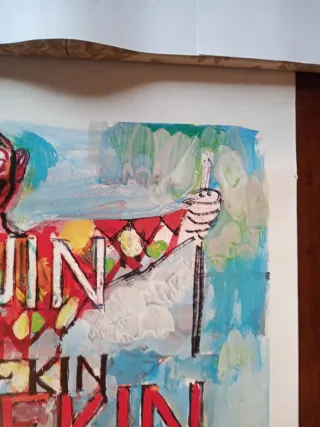 Locandina Dario Fo Arlecchino 1985