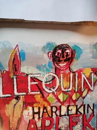 Locandina Dario Fo Arlecchino 1985