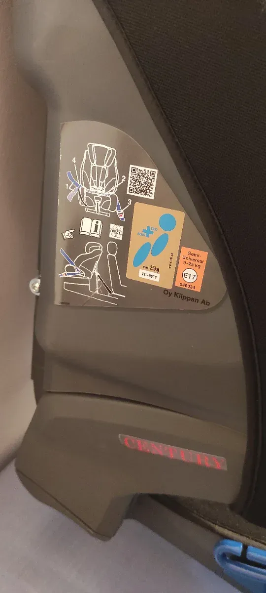 Silla Coche Klippan Century de 9 a 25 kg