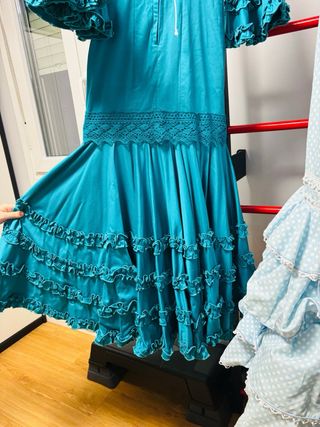 Vestido de flamenca con volantes