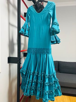 Vestido de flamenca con volantes