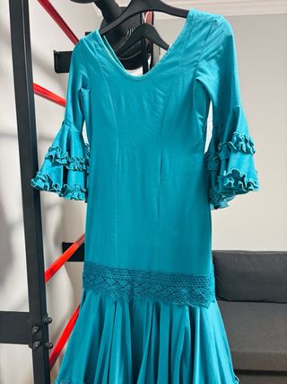 Vestido de flamenca con volantes