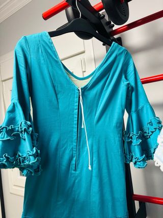 Vestido de flamenca con volantes