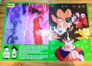 Lotto Riviste Anime Vintage + Poster Dragon Ball