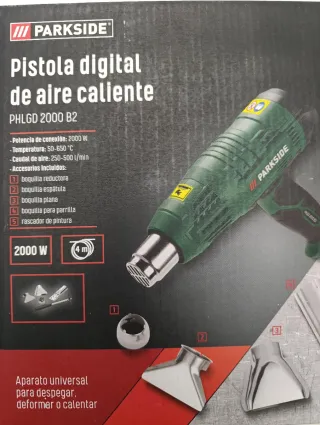 Pistola de aire caliente Parkside PHLGD 2000 B2