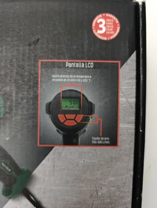 Pistola de aire caliente Parkside PHLGD 2000 B2