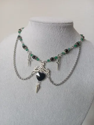 Collana Choker "ELFEN" in acciaio inossidabile