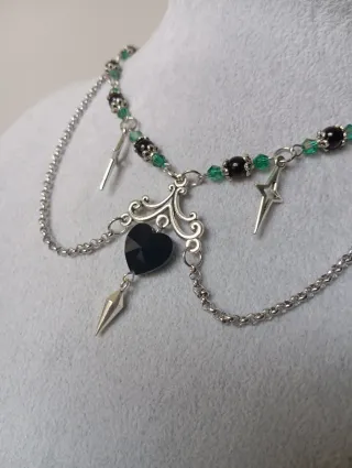 Collana Choker "ELFEN" in acciaio inossidabile