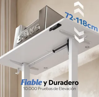 DEVAISE Escritorio Elevable Eléctrico