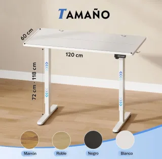 DEVAISE Escritorio Elevable Eléctrico