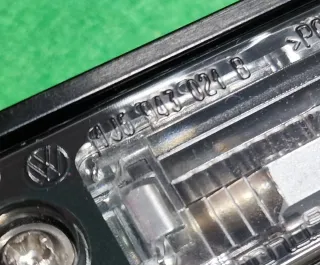 Luz matrícula Vw Golf