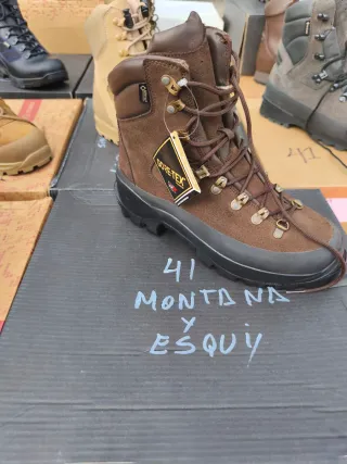 Bota Militar Gore-Tex Marrón/Verde