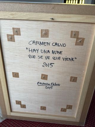 Cuadro de Carmen Calvo