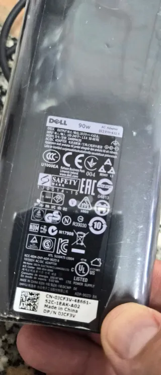 Fuente Alimentación Dell 90W 19.5V