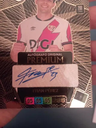 Cromo Panini Adrenalyn Fran Pérez Firmado original