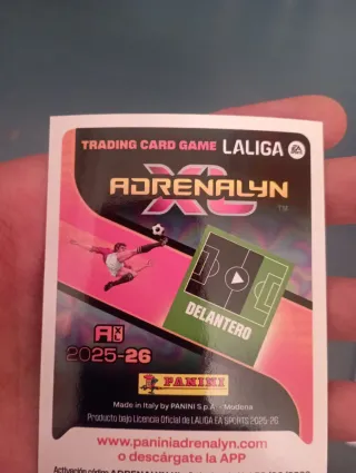 Cromo Panini Adrenalyn Fran Pérez Firmado original