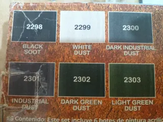 Lote Pigmentos GSW, AK, Vallejo