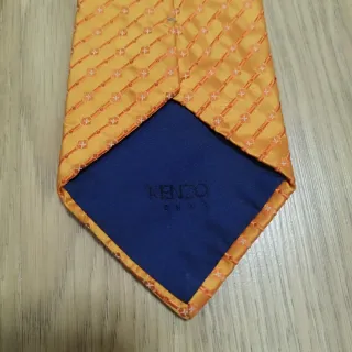 Gravata Kenzo Laranja Seda
