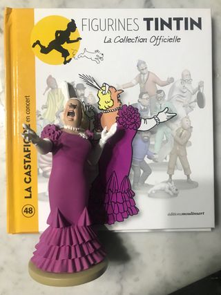 Figura Tintín La Castafiore en concierto