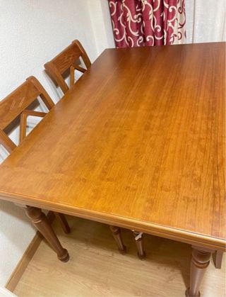 Conjunto Mesa Extensible y Sillas Salón Grupo Seys
