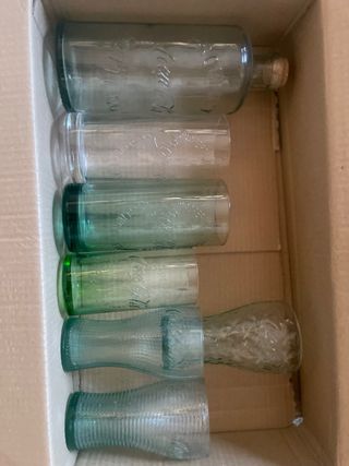 Lote Coca-Cola: Botella y Vasos