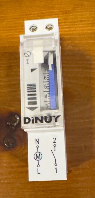 Interruptor Horario Analógico Dinuy IH UNI QT