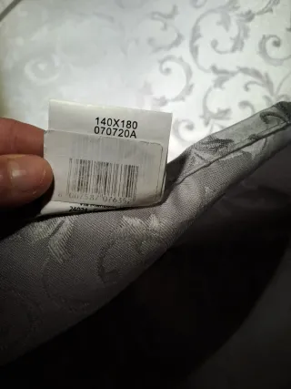 Tovaglia antimacchia argento 6 posti