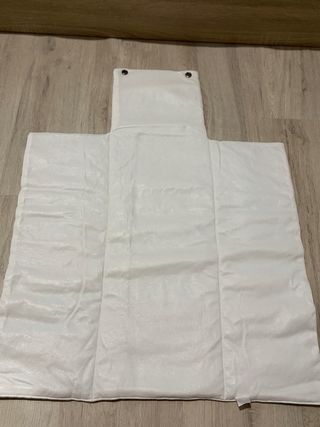 Cambiador bebé tela cuadros Ö-eme Baby vichy gris